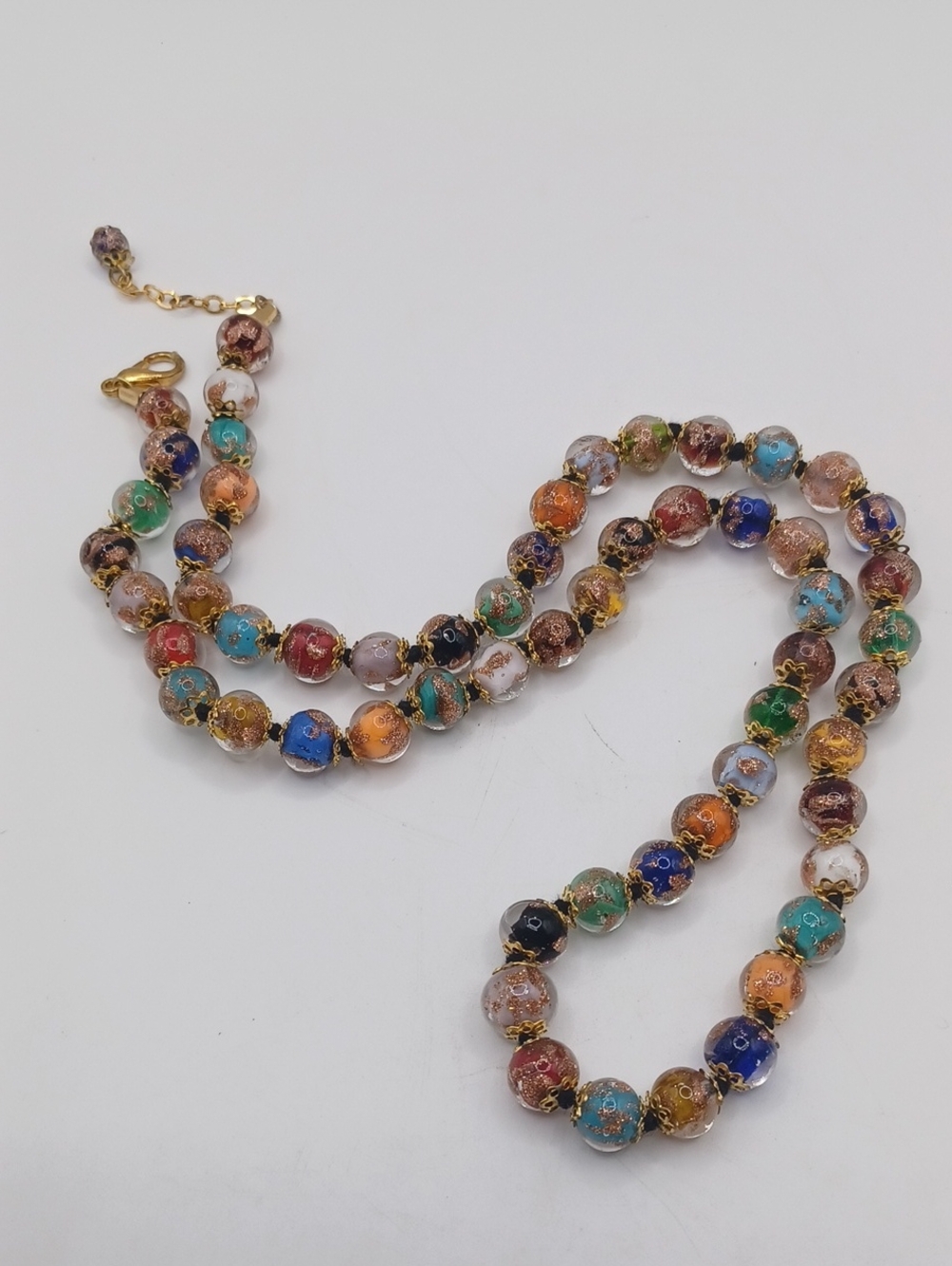 Art Glass Beaded Necklace